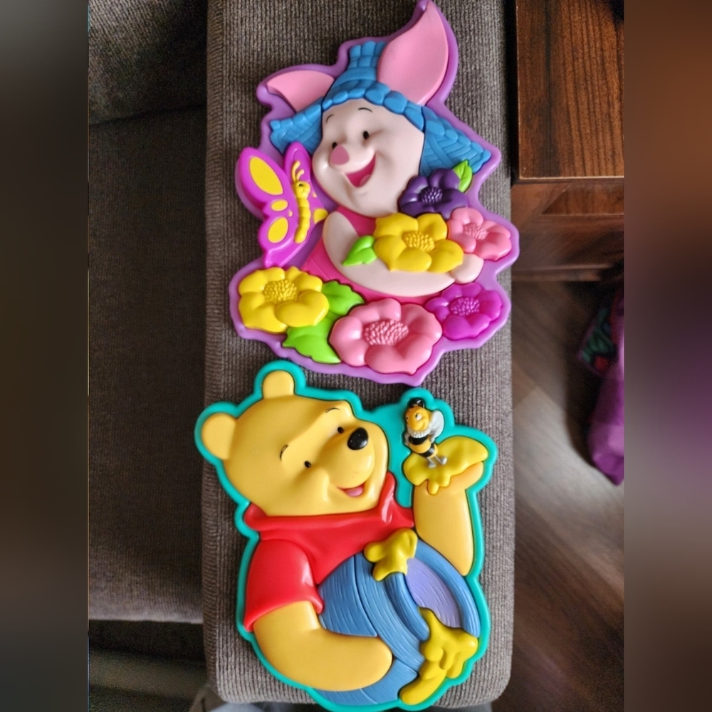 Vintage Disney 3D Puzzles with Tray - Winnie the Pooh and Piglet